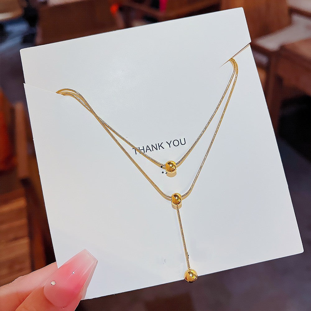 Golden Cascade Necklace