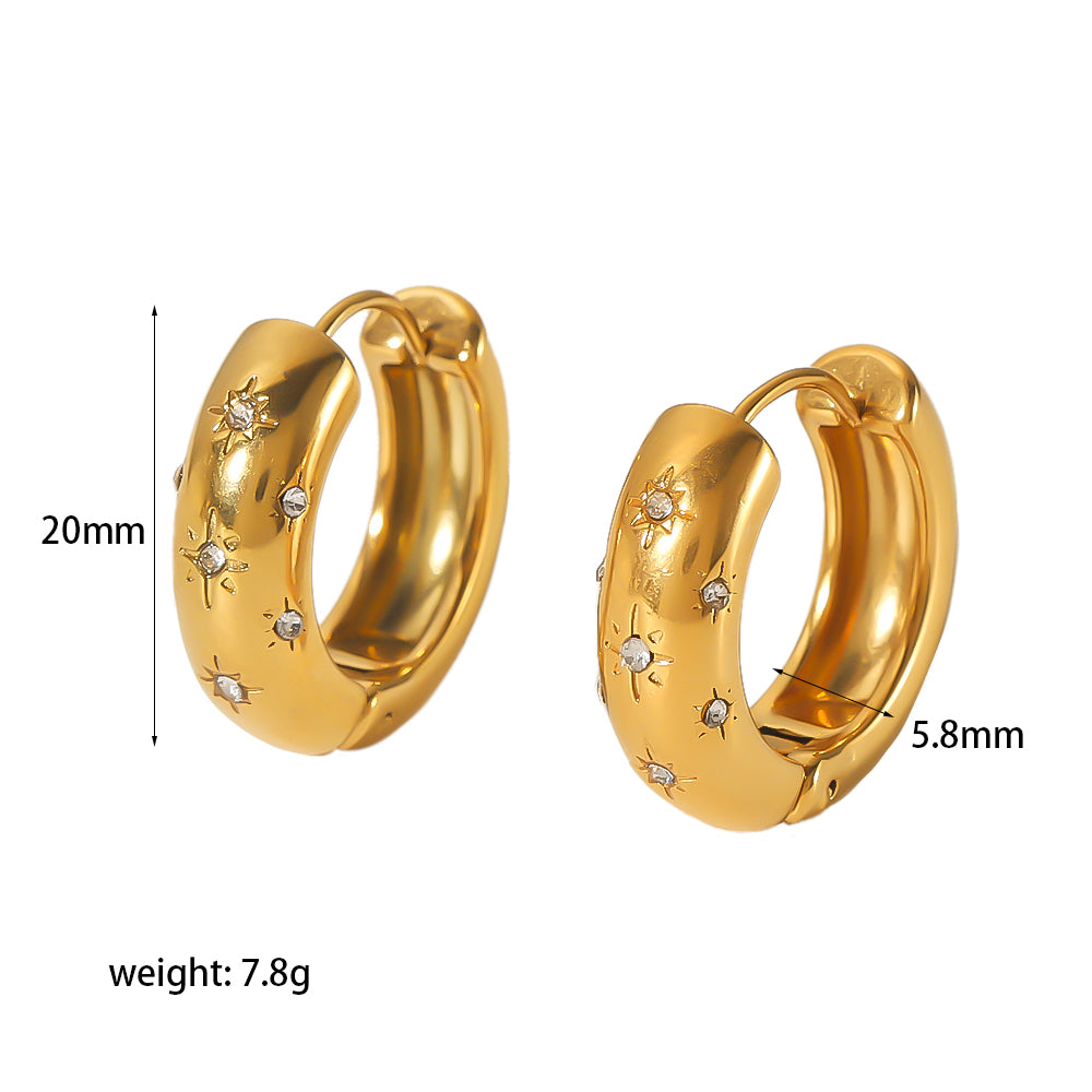 Drum Hoops Earrings