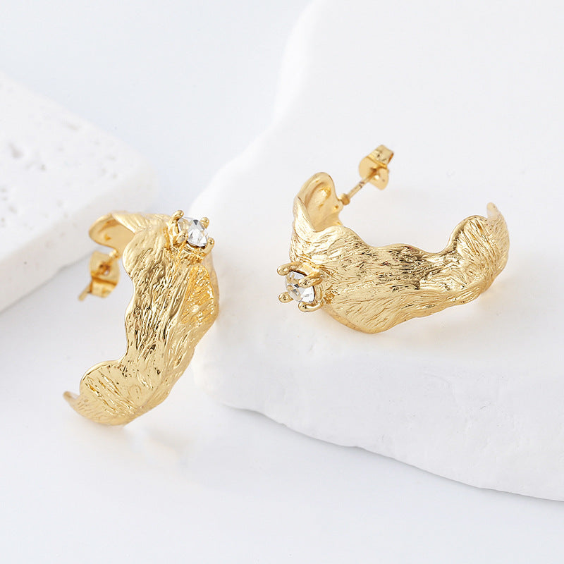 Molten Muse Hoops Earrings