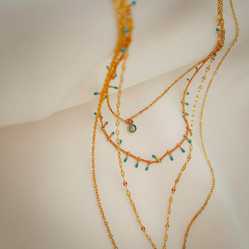 Evil Eye layered Necklace