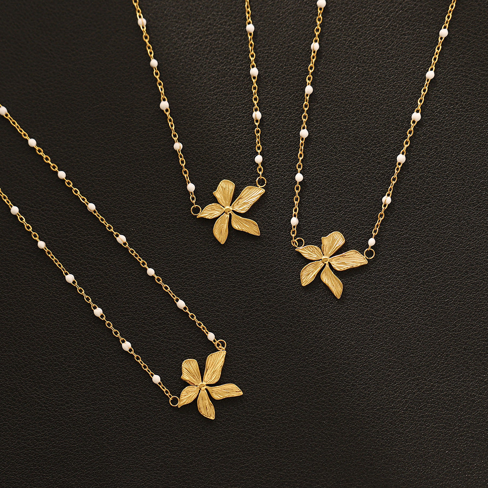 Golden Petal Necklace