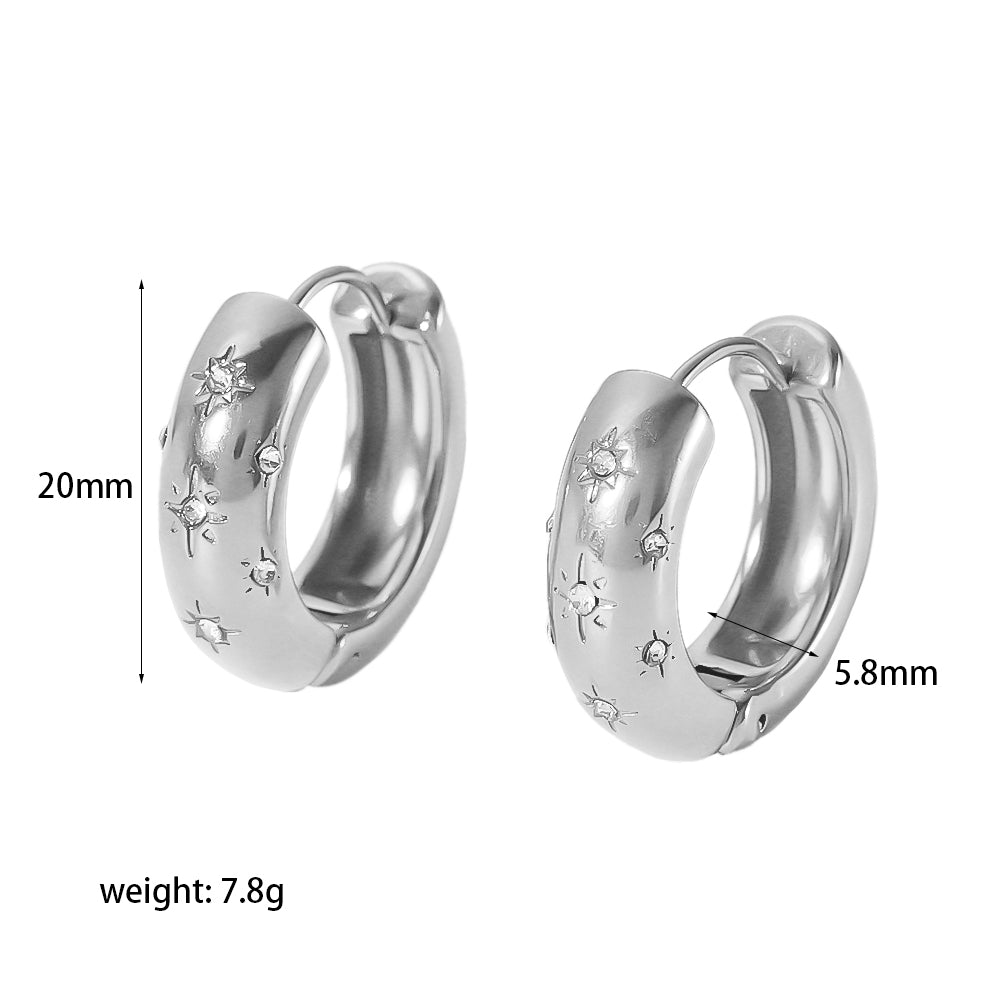 Drum Hoops Earrings