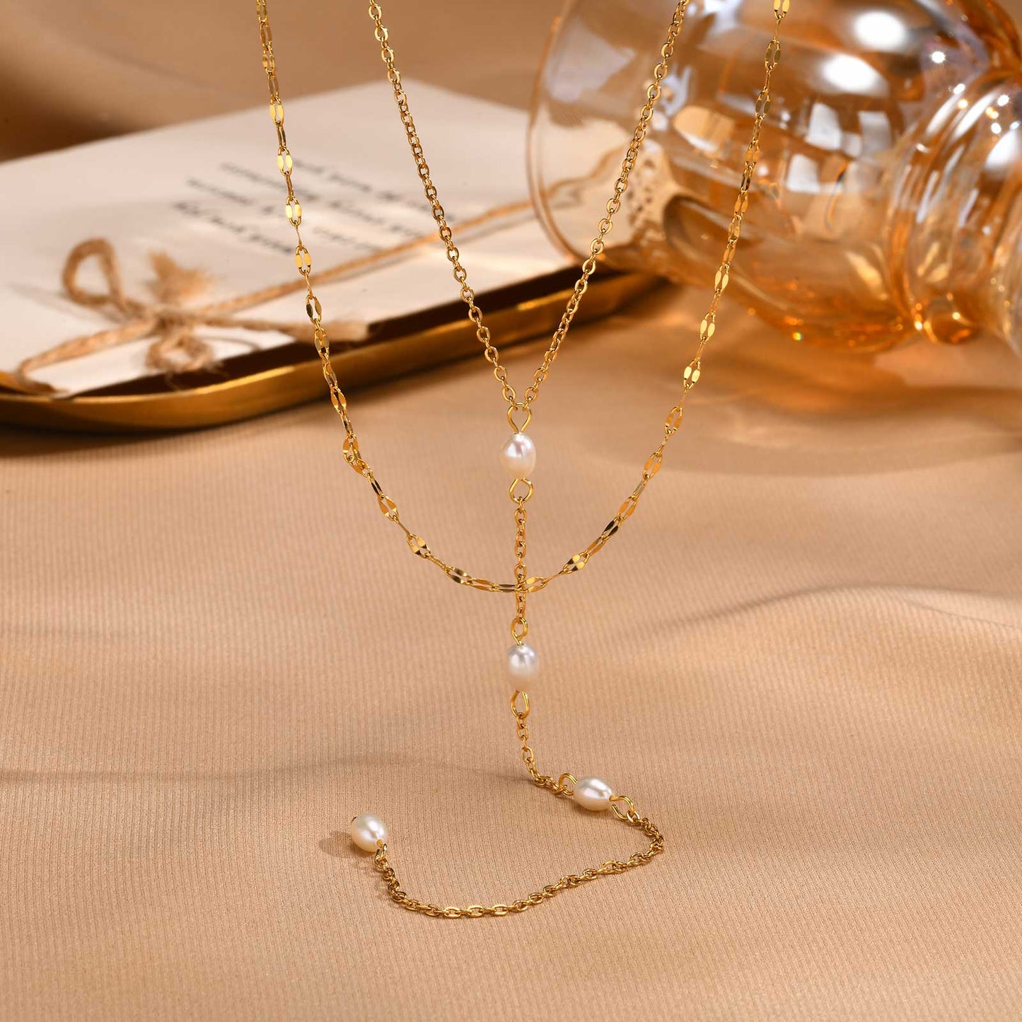 Pearl Cascade Necklace