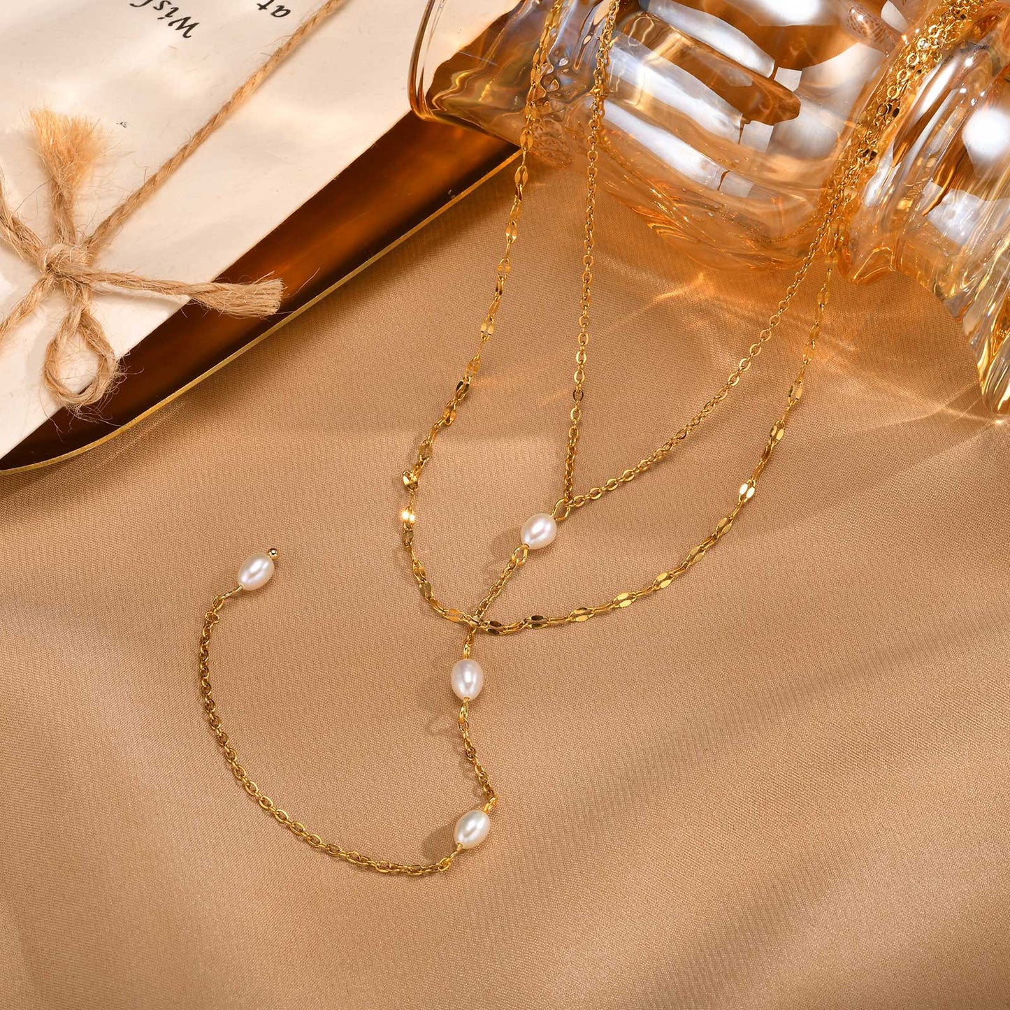 Pearl Cascade Necklace