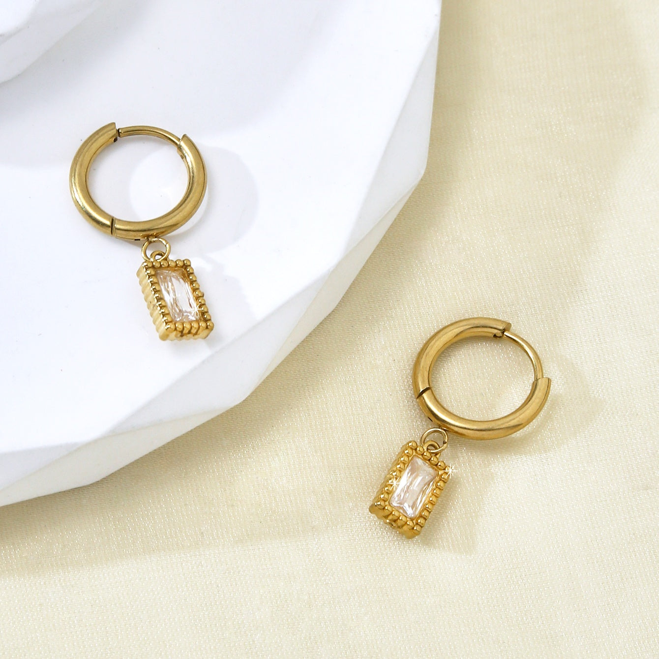 Prism Hoops Earrings