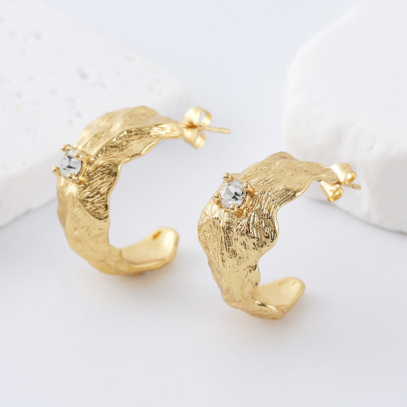 Molten Muse Hoops Earrings
