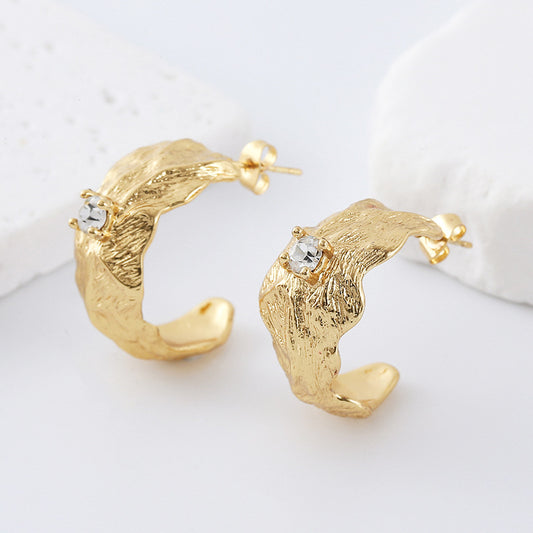 Molten Muse Hoops Earrings