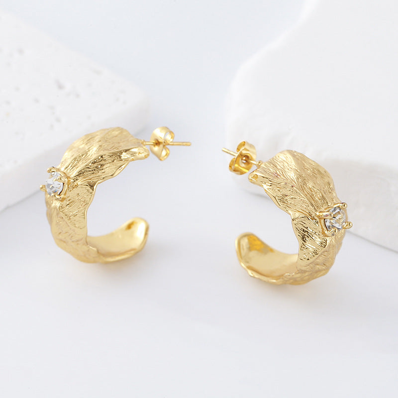 Molten Muse Hoops Earrings