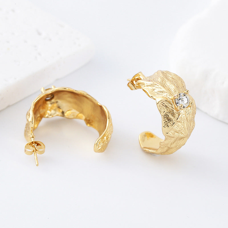 Molten Muse Hoops Earrings