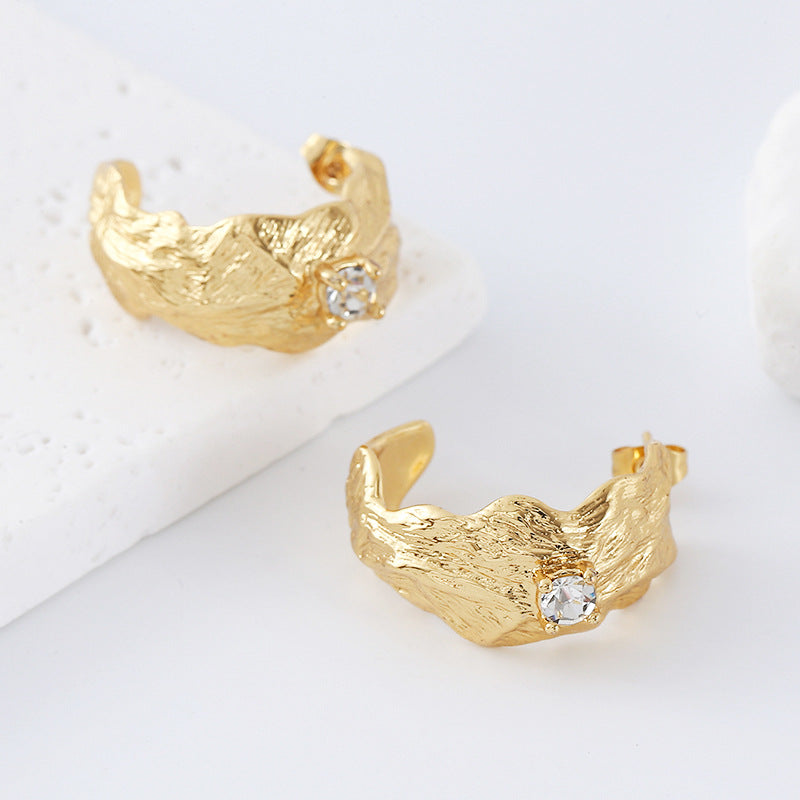 Molten Muse Hoops Earrings
