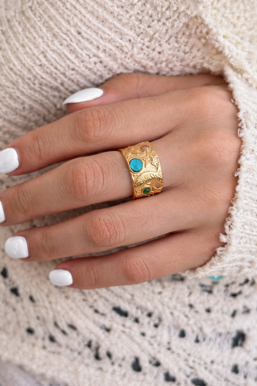 Cosmic Ember Ring