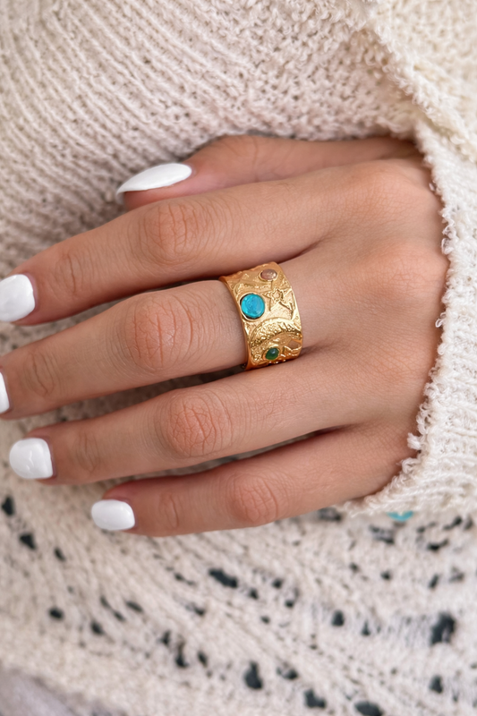 Cosmic Ember Ring