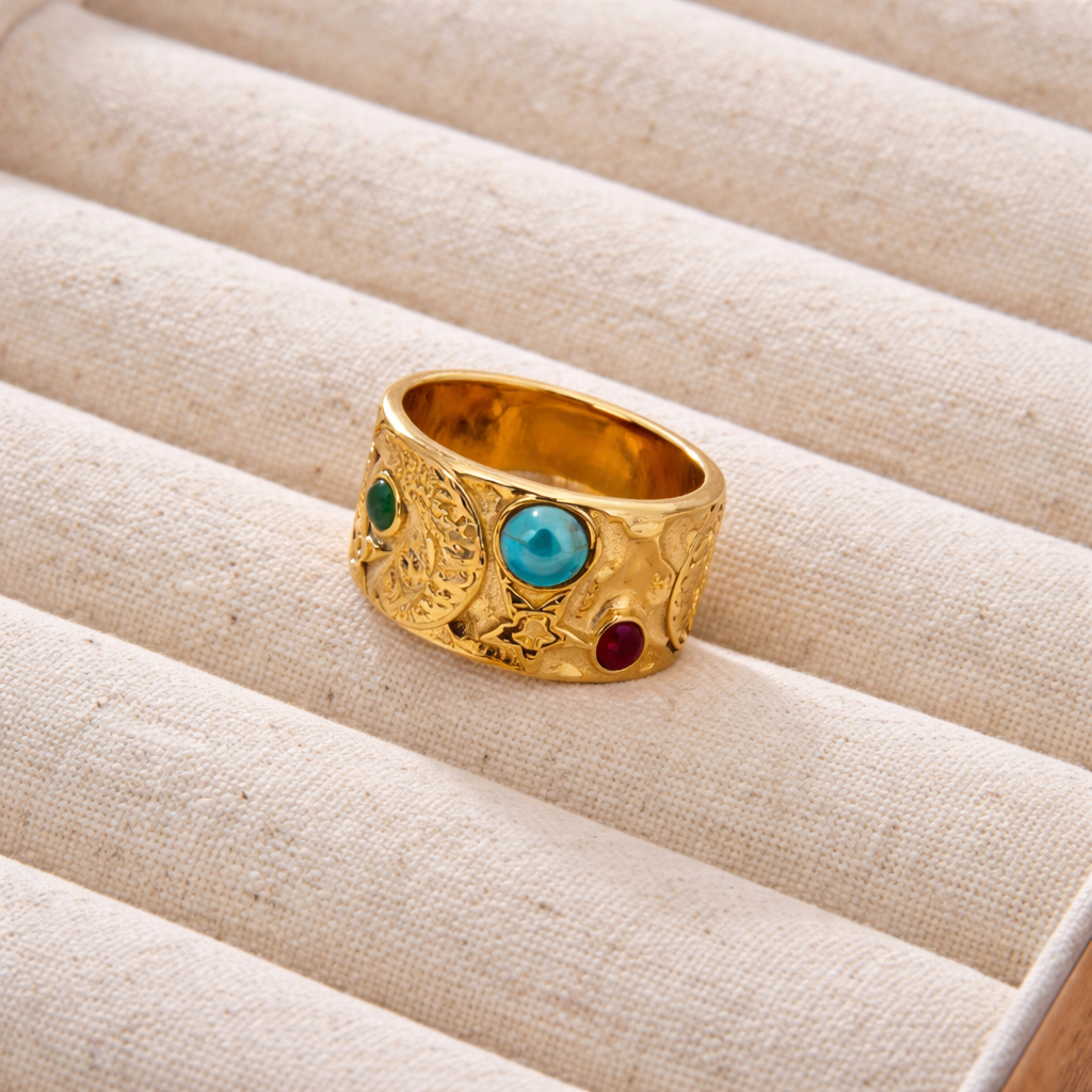 Cosmic Ember Ring