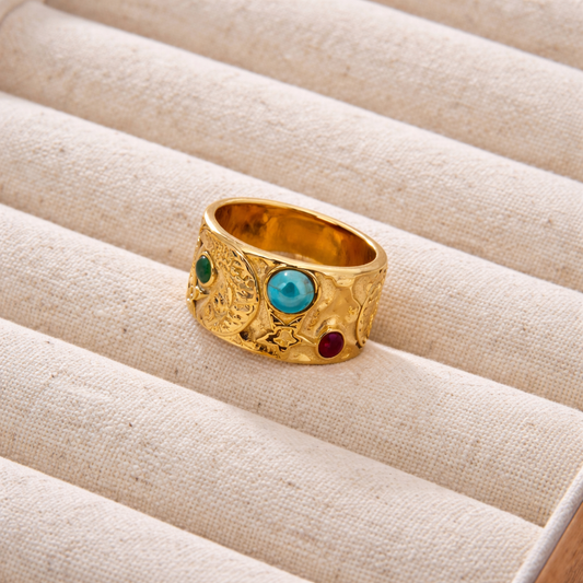 Cosmic Ember Ring
