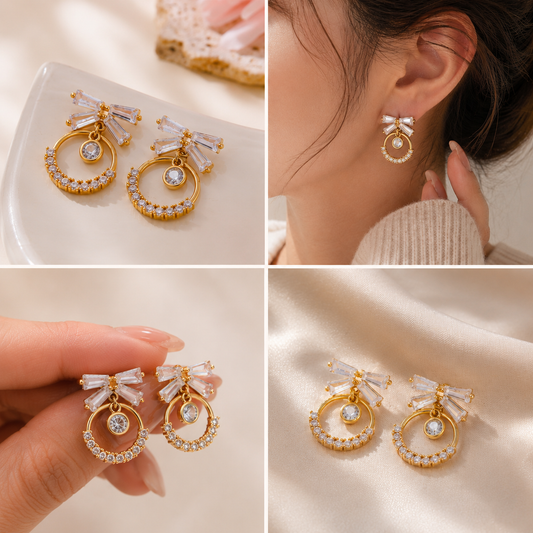 Lumière Bow Earrings